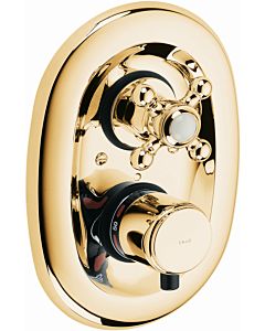 Kludi Adlon Fertigmontageset 517204520 Unterputz Thermostat, mit Absperrventil, vergoldet