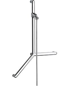 Kludi Sirena-Care shower rail 6150205-00 900 mm, barrier-free, 90°/45° grab handles, chrome
