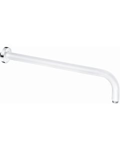Kludi A shower arm 6651491-00 projection 400 mm, white / chrome, DN 15, with push rosette 55mm