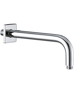 Kludi A shower arm 6653305-00 projection 250mm, chrome, DN 15, with push rosette 61x61mm