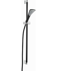 Kludi Fizz shower set 6764087-00 with wall rail 900mm, matt black
