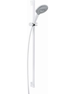 Kludi Freshline shower set 6794091-00 white / chrome, wall rail 900mm, glides, 3S-hand shower