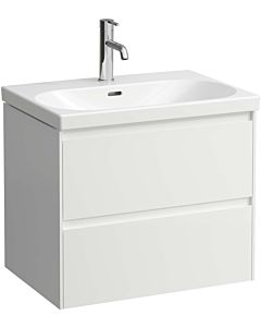 LAUFEN Lani vanity unit H4035421122611 63.6x51.5x44.2cm, 2 drawers, glossy white