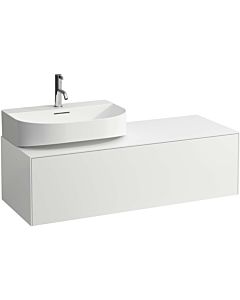 LAUFEN Sonar drawer unit / sideboard H4054520341701 117.5x34x45.5cm, cut-out on the left, matt white