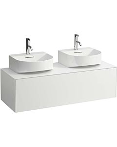 LAUFEN Sonar drawer unit / sideboard H4054540341701 117.5x34x45.5cm, cut-out left / right, matt white