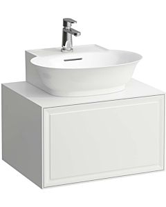 LAUFEN The new classic Schubladenelement/Sideboard H4060030856311 57,5x34,5x45,5cm, 1 Schublade, für Aufsatz-Handwaschbecken, Weiß glänzend