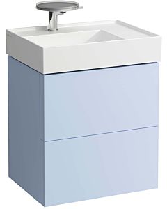 LAUFEN Kartell H4075580336451 58x60x45cm, 2 drawers, gray-blue