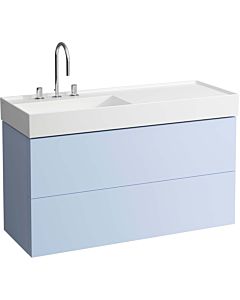 LAUFEN Kartell H4076480336451 118x60x45cm, 2 drawers, gray-blue