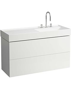 LAUFEN Kartell Waschtisch-Unterschrank H4076490336401 118x60x45cm, 2 Schubladen, weiß matt