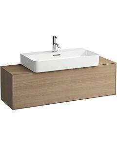 LAUFEN Boutique H4090331502501 120x36x38cm, 2000 drawer, Eiche hell , with cut-out in the middle