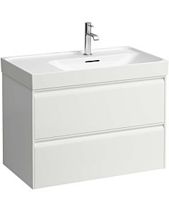 Laufen Meda meuble sous-vasque H4215920112601 78,4x51,5x44,8cm, 2 tiroirs, blanc mat
