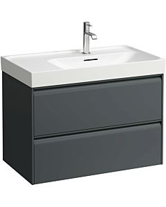 Laufen Meda vanity unit H4215920112661 78.4x51.5x44.8cm, 2 drawers, traffic gray
