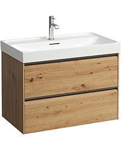 Laufen Meda vanity unit H4216120112671 78.4x51.5x44.8cm, 2 drawers, wild oak