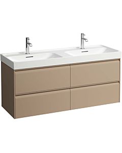 Laufen Meda vanity unit H4216440114651 128.4x51.5x44.8cm, 4 drawers, cappucino