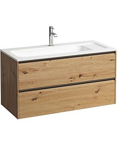 Laufen Meda vanity unit H4216920112671 97.2x50.4x44.2cm, 2 drawers, wild oak