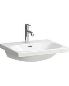 Laufen Lua washbasin H8100824001041 with tap hole and overflow, white LCC