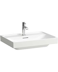 Laufen Meda washbasin H8101147571041 65x46cm, built-under, with overflow, 2000 tap hole per basin, matt white