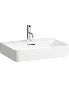 LAUFEN VAL washbasin, 60x42cm, LCC, with tap hole and overflow, sapphire ceramic