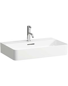 LAUFEN Val washbasin H8102847571081 under, with overflow, with 3 tap holes, matt white