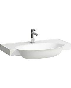 LAUFEN The new classic washbasin H8138550001561 under, without overflow, with 2000 tap hole, white