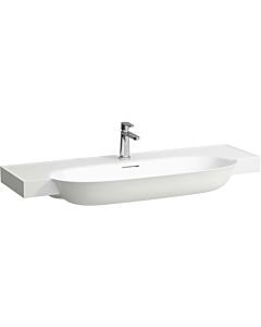 LAUFEN The new classic H8138587571081 under, with overflow, with 3 tap holes, matt white
