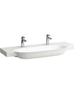 LAUFEN The new classic H8138587571151 under, without overflow, with 2 tap holes, matt white
