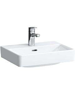 Laufen Pro S Handwaschbecken 45 x 34 cm, weiß, 1 Hahnloch, mit Überlauf