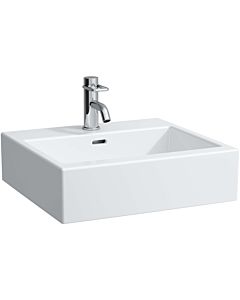 LAUFEN Living City washbasin 8174320001041 50 x 46 cm, sanded, white, 2000 tap hole