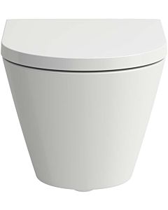 Laufen Kartell wall-mounted WC H8203374000001 white LCC, rimless, round shape on the inside