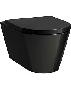 LAUFEN Kartell Wand-Tiefspül-WC H8203370200001 schwarz glänzend, spülrandlos, Form innen rund