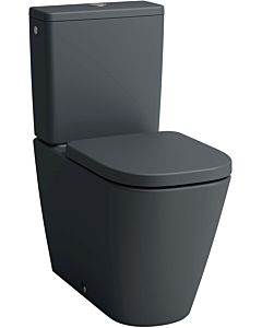 Laufen Meda stand WC combinaison H8241117580001 36x68cm, sans rebord, graphite mat