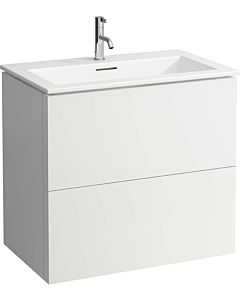 Laufen Kartell Waschtisch-Set 8603356401041 mit Waschtischunterbau, 80x50x72,6cm, weiß matt