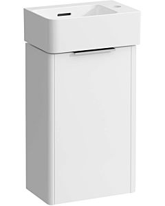 LAUFEN BASE für INO Waschtischunterschrank H4030521102601 199x324cm, 1 Tür, Griffleiste Aluminium eloxiert, weiß matt