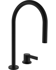 LAUFEN Kartell 2-hole H3113320812201 PVD, swivel spout 166mm, without waste valve