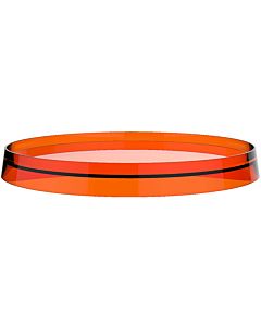Laufen Kartell Ersatz-Deko-Disc H3983350820021 Mandarine, für Standsäulen-Badmischer, Ø 275 mm