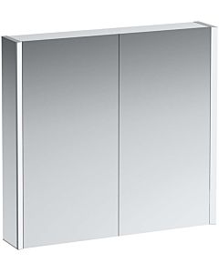 Laufen Frame 25 LED-Spiegelschrank 4085039001451, 80cm, 2 Türen, Seite weiß