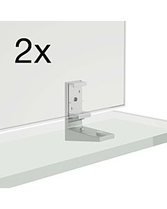 Laufen Frame 25 Set zur Fiexierung der Ablage am Spiegel, H4907179000001, 2 Stück