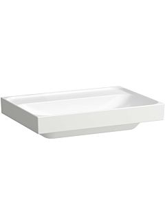 Laufen Meda lavabo H8101144001121 65x46cm, à encastrer, sans trop-plein, sans trou pour robinetterie, blanc avec LCC