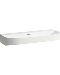 LAUFEN Sonar H8163470001091 washbasin H8163470001091 100x42cm, ground underside, wall-mounted, with overflow, without tap hole, white