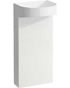 LAUFEN Sonar washbasin H8113417571121 38x41x90cm, floor-standing, without tap hole, without overflow, matt white
