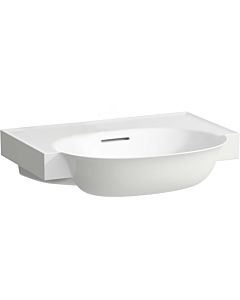 LAUFEN The new classic washbasin H8138537571091 under, with overflow, without tap hole, matt white