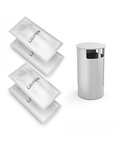 LAUFEN Cleanet riva odor filter / descaling agent H8916970000001 set, for shower WC