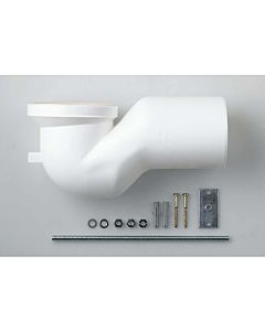 LAUFEN Ablaufset H8990270000001 für Stand-WC mit UP-Spülkasten 105-125 mm, weiß