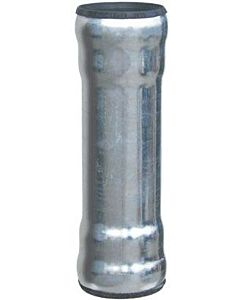 Loro Loro -x steel drainage pipe 00120.050X 1000mm, DN 50, 2 sleeves, hot-dip galvanized, inner coating