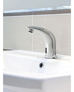 Mepa washbasin tap 718842 mains operation, 230 VAC/6 VDC, IP 40, cold water/warm water