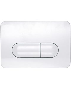 Mepa MEPAspace flush plate 420851 for concealed cistern B21, white, 2 quantities