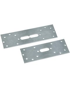 Multitubo Systems retaining plate 70218 100 mm, double, galvanized steel