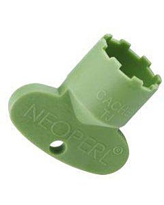 Neoperl cache service key 09915346 TJ / M 18.5x1, green, for mounting the aerator