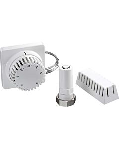 Oventrop Uni FH Thermostat 1012395 7-28 GradC, Nullstellung, weiß, mit Fernfühler, Kapillarrohr 2 m
