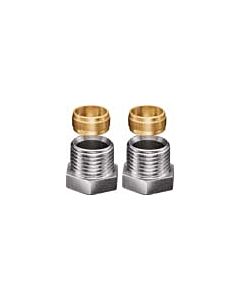 Oventrop compression fitting 1016853 G 2000 / 2x15mm, for connecting pipe